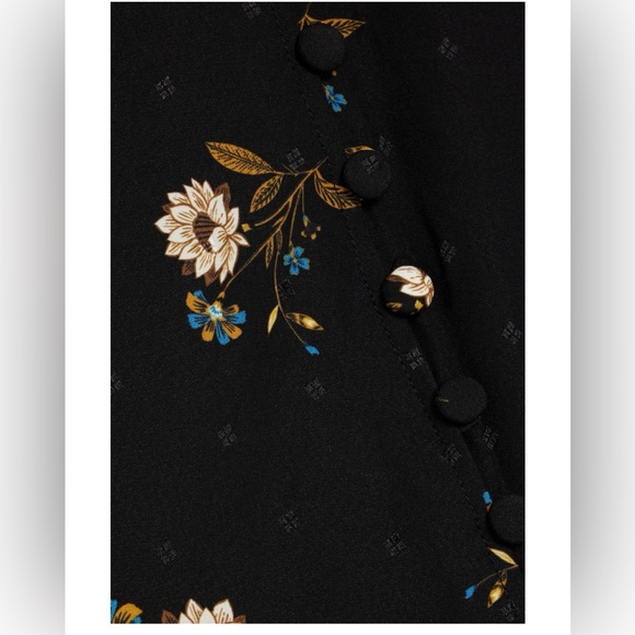 VERONICA BEARD Franconia wrap-effect floral-print silk-blend jacquard midi skirt - Picture 4 of 4